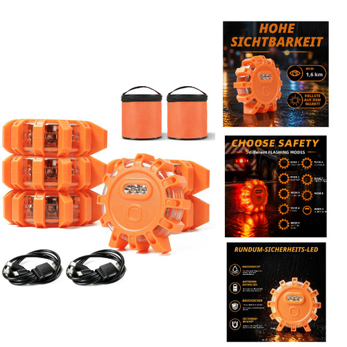 Stück led warnleuchten mit - led,