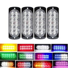 4X 12LED Auto Warnlicht