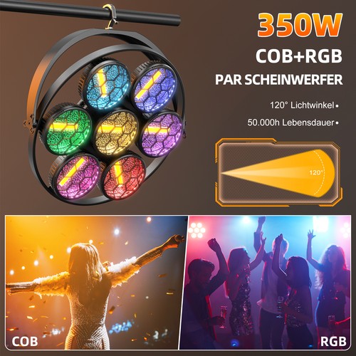 7cob led - par, 490w