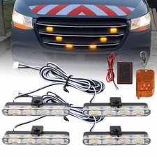 4x Auto 4 LED Frontblitzer