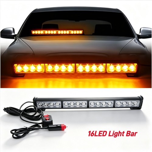 16led 12v auto - 18", warnlicht