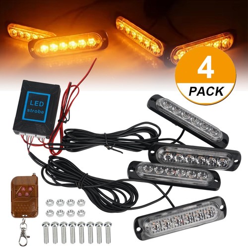 Orange warnleuchte led - orange,