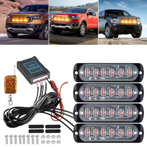 4pcs leds notfall stroboskop - 4pcs, notfall-stroboskop