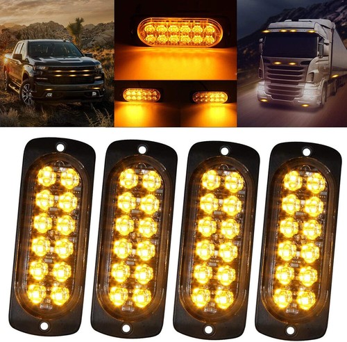 Led kühlergrill blitzer - 4x,