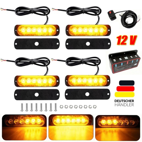 12v led frontblitzer - 12v, 6-led