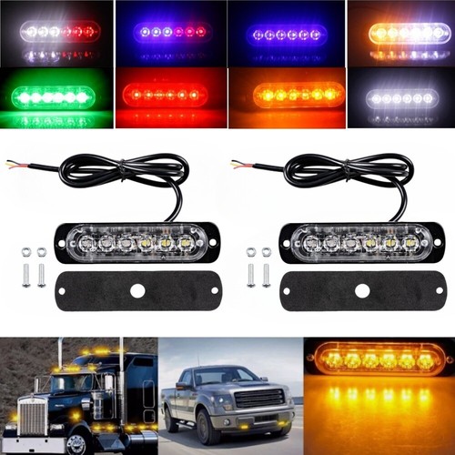 2stück 6led auto warnlicht - 2stück,